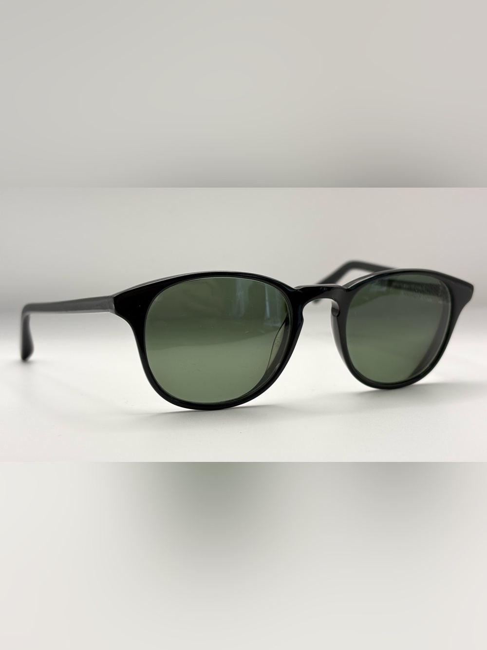 Warby Parker Downing - 100 Black Oval Sunglasses Frames Only